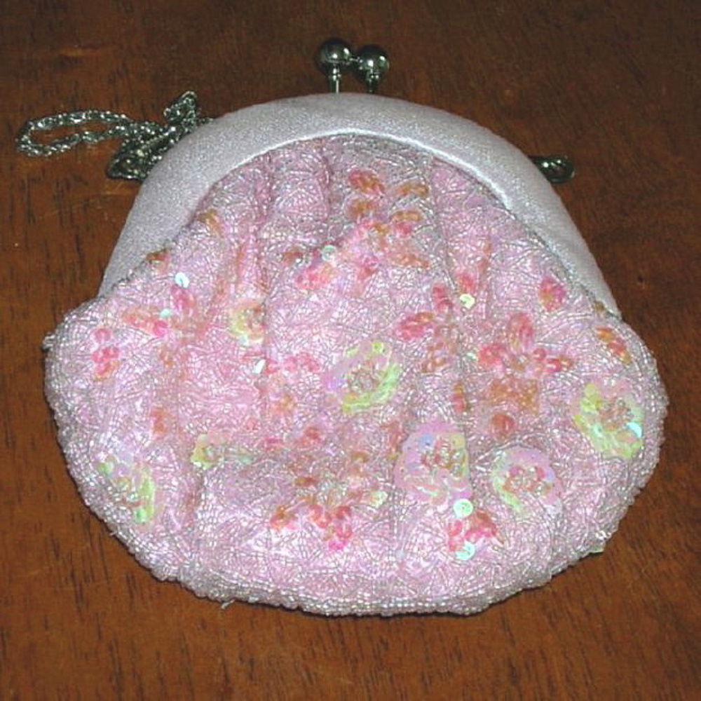 Vintage 80s Aurora Borealis Beaded Evening Bag